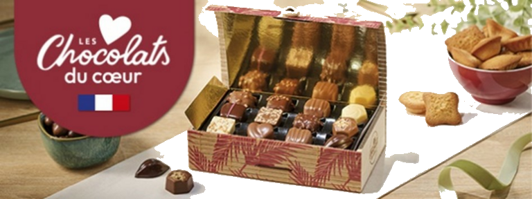 Vente de chocolats de Noël 