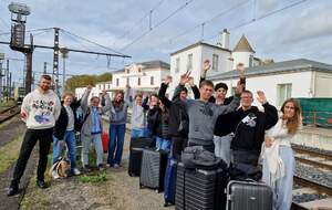 Les stagiaires sont bien arrivés à Dijon 