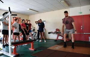 Dijon 2ème jour, initiation à la musculation !