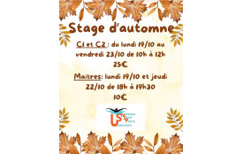 Stage perf adultes et masters